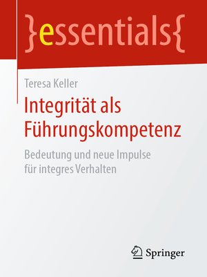 cover image of Integrität als Führungskompetenz